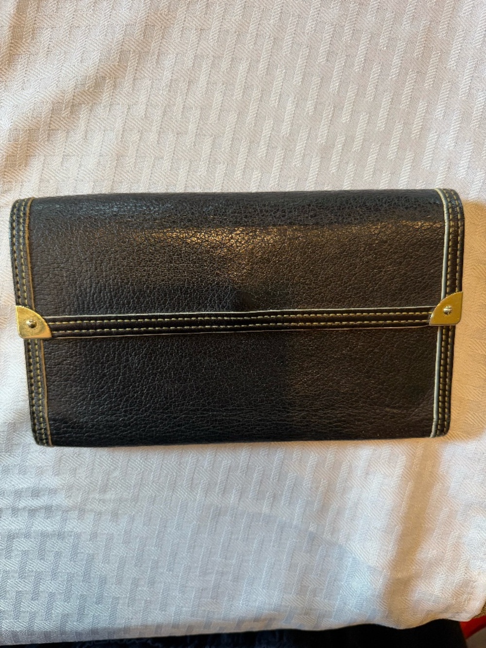 Louis Vuitton Suhali Porte Tresor Wallet Black/Crossbody